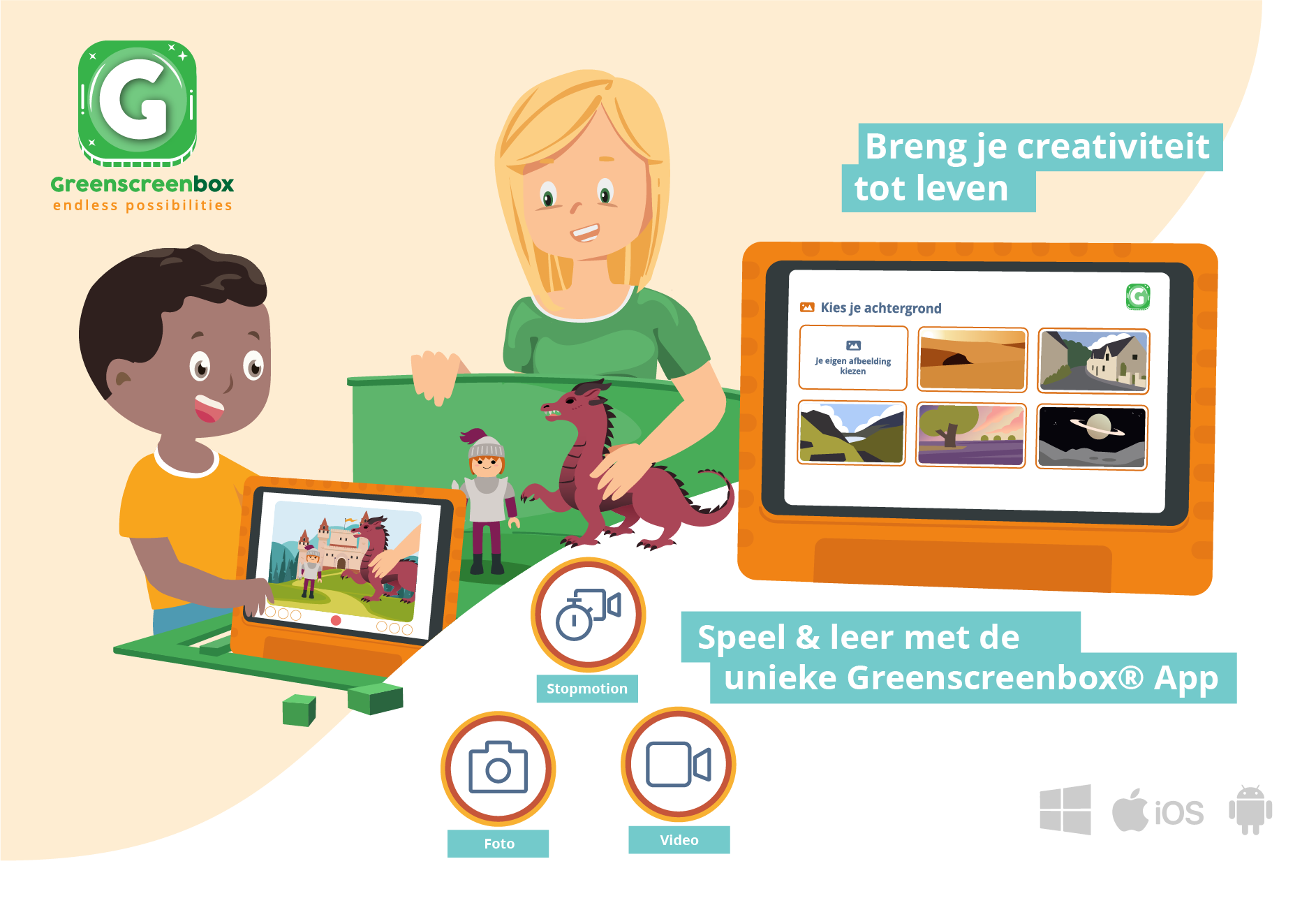 Handleiding green screen app